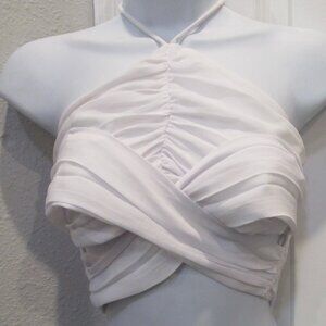 SUPERDOWN WHITE BUSTIER TOP SIZE S GREAT CONDITION